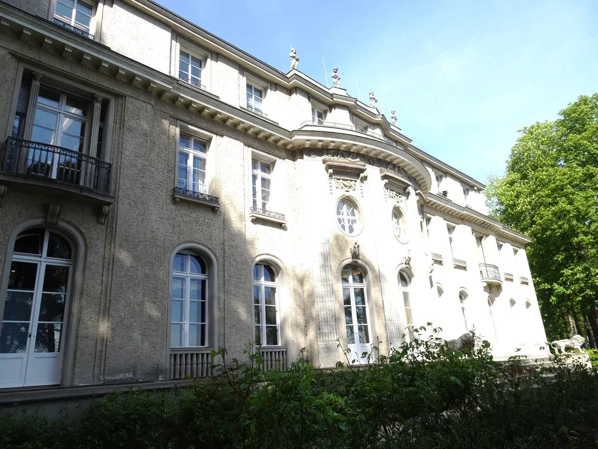 Villa Marlier garden side at the House of the Wannsee Conference in Berlin